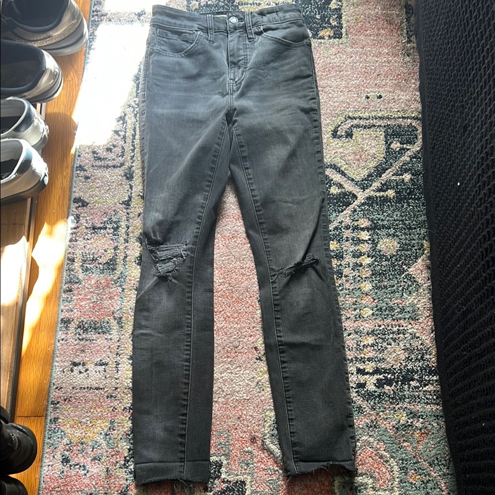 Madewell curvy high rise skinny jeans